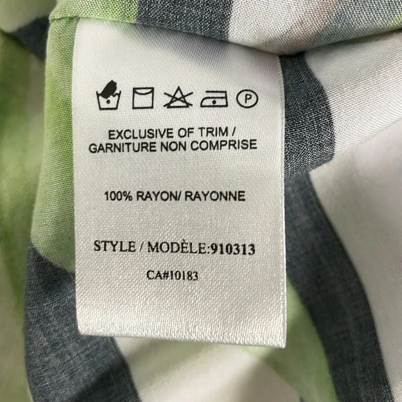 Cartise Blouse Top Floral Stripe Printed Kimono Size 10 Watercolour - Picture 11 of 14